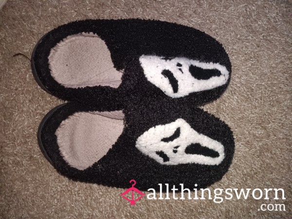 Ghost Face Well Worn Slippers 😱
