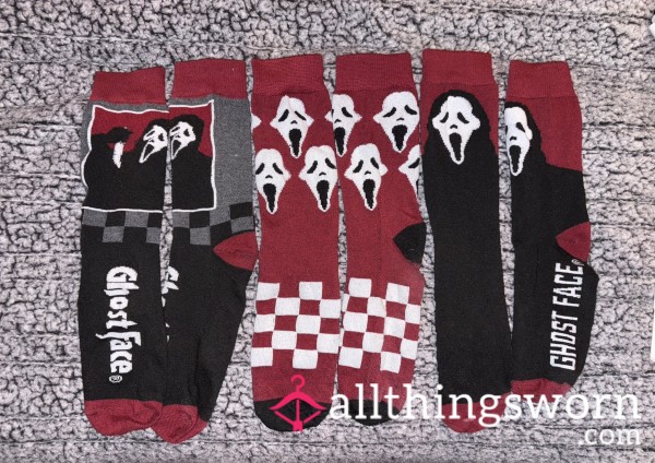 Ghostface Crew Socks