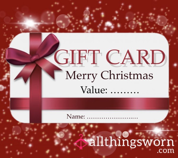 🎄❤️ GIFT CARD ❤️🎄 (minimun €5.00)