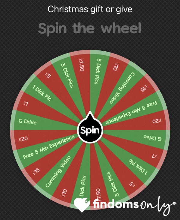 Gift Or Give Christmas Wheel