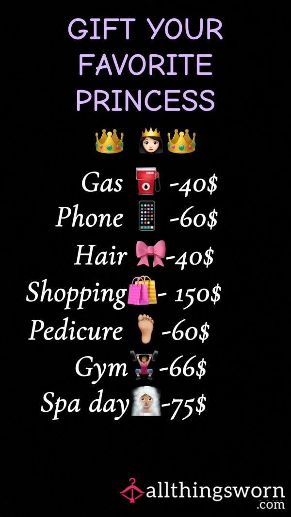 GIFT YOUR FAVORITE PRINCESS