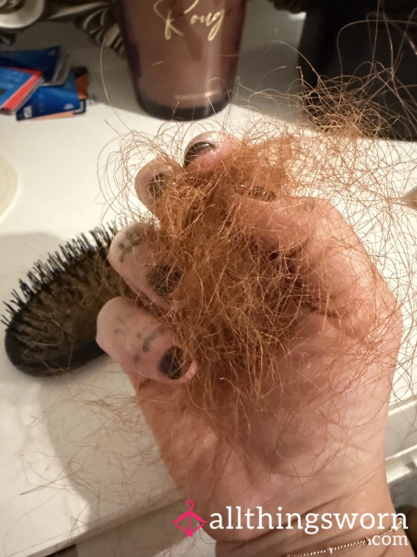Ginger Hair Ball, Dirty, Keep My Hairbrush Clean! 🧼