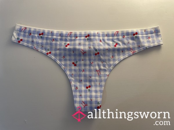 Gingham Thong - Pics Included