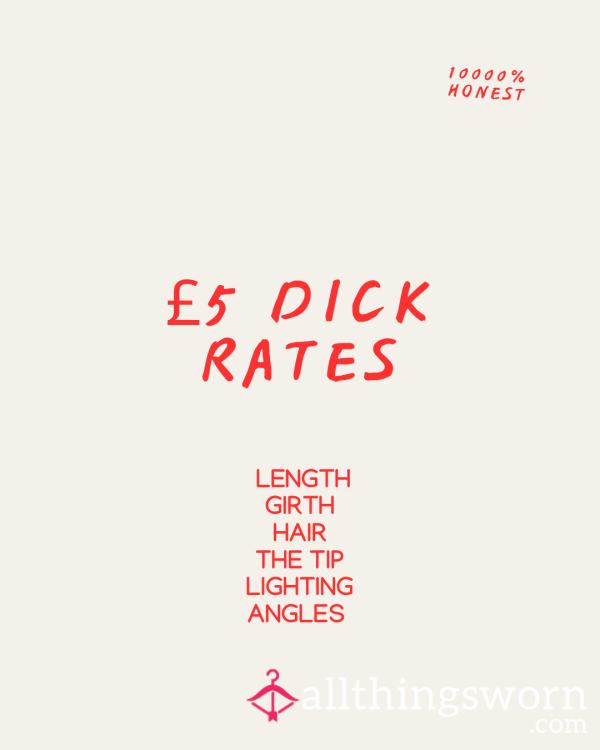 Girl Of Your Dreams Rates Your C*ck