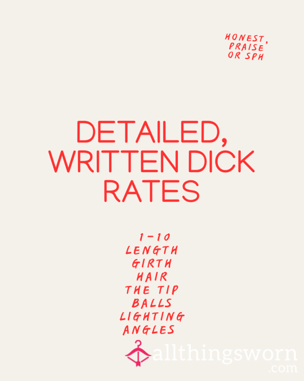 Girl Of Your Dreams Rates Your C*ck