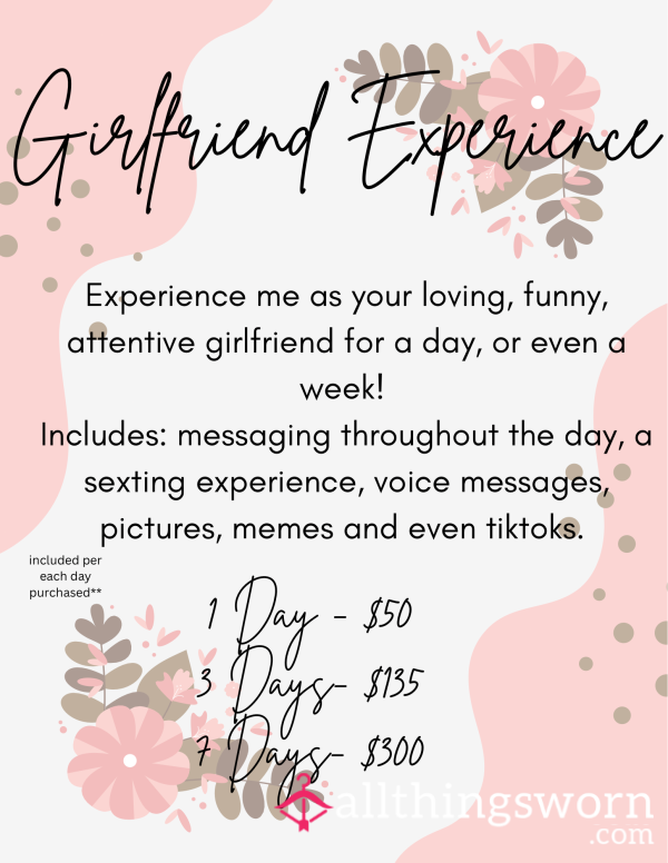 Girlfriend Experience 💖💵💖