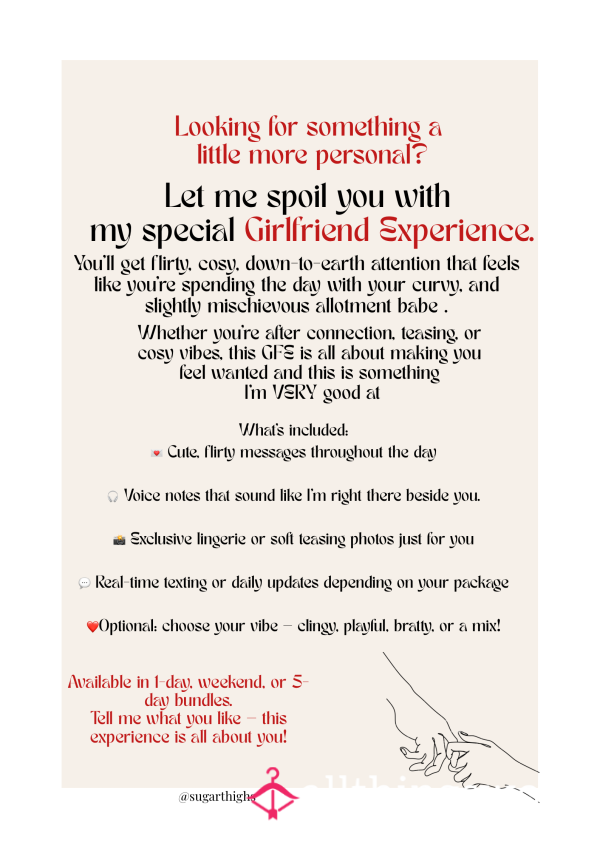 Girlfriend Experience – Flirty, Cosy, And All About You
