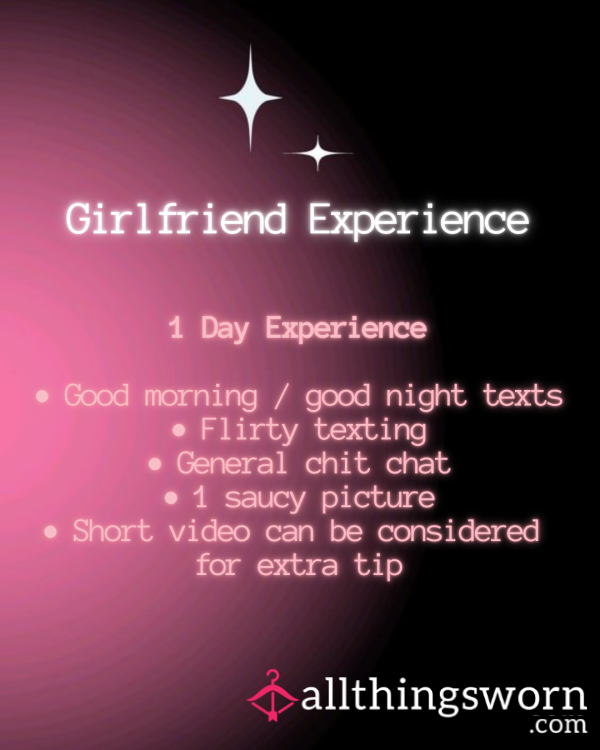 Girlfriend Experience (GFE) - 1 Day