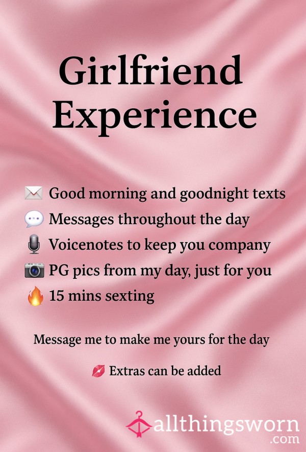 Girlfriend Experience - Your Style 😌