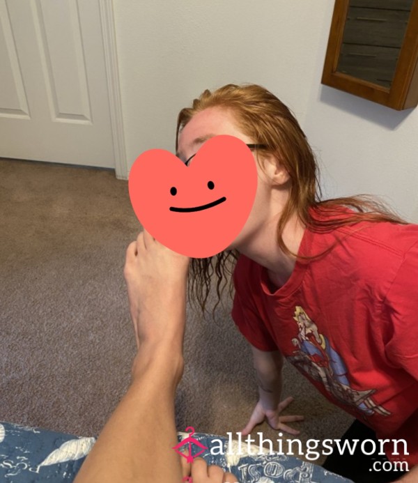 Girlfriend Licks My Size 10 Foot!