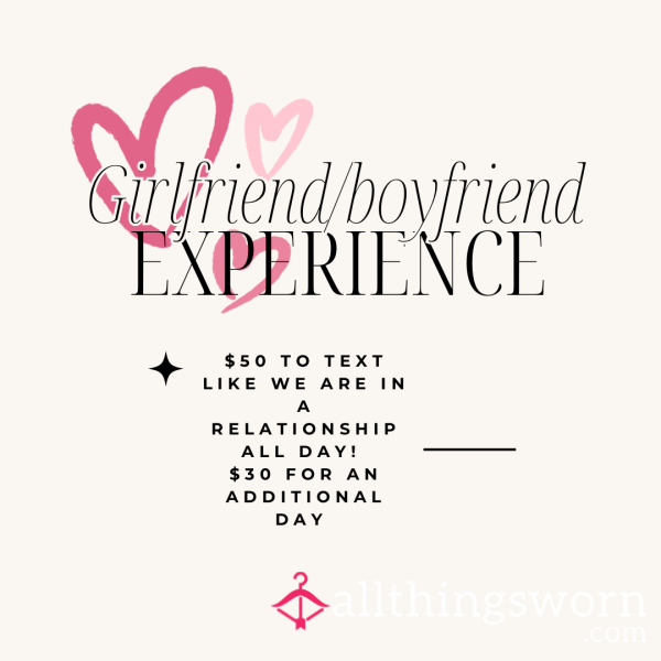 Girlfriend/boyfriend Experience!