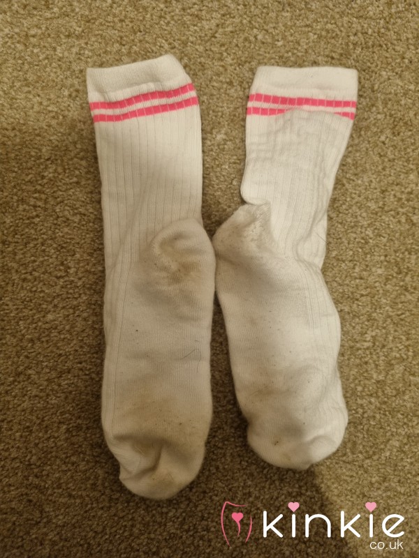 Sold  Others Availble! Postage Included! School PE Socks Sweaty!!