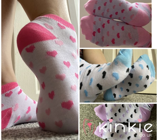 GIRLY DIRTY ANKLE SOCKS 😈❤️