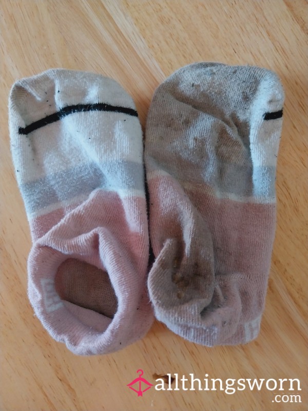 Girly Pair Of Well Worn Socks