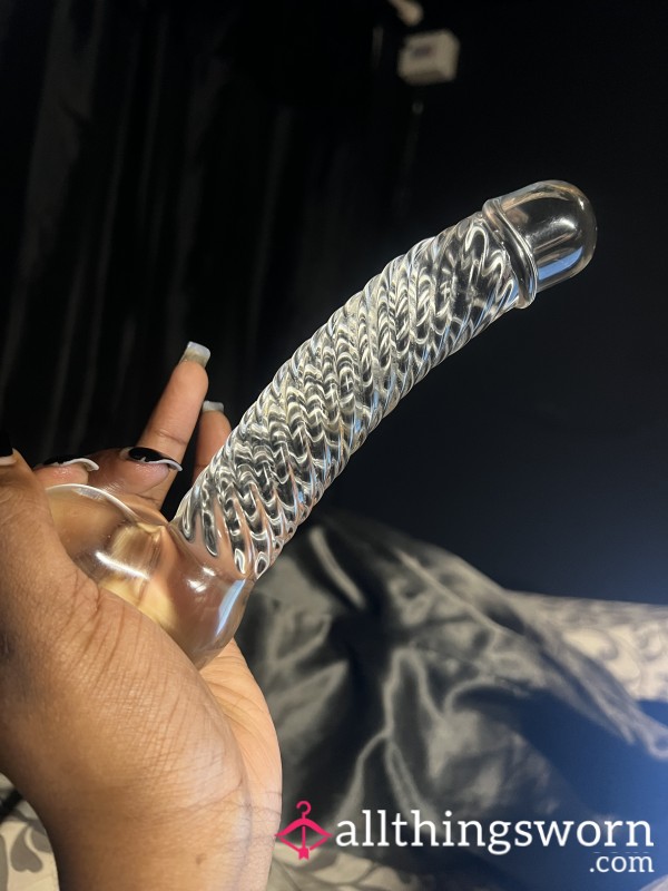 Gla** Goddess: My Used Realistic Textured Gla** Di**o 🍆💦
