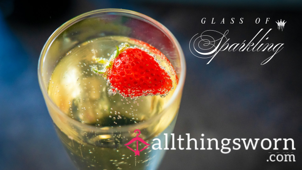 Gla** Of Sparkling Wine For Goddess