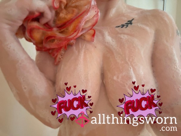 Glistening Soapy Shower👅