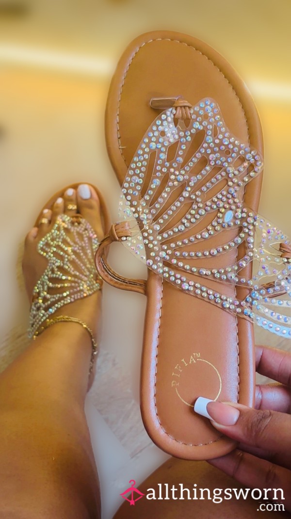 Glitter Bu*terfly 🦋 Sandals