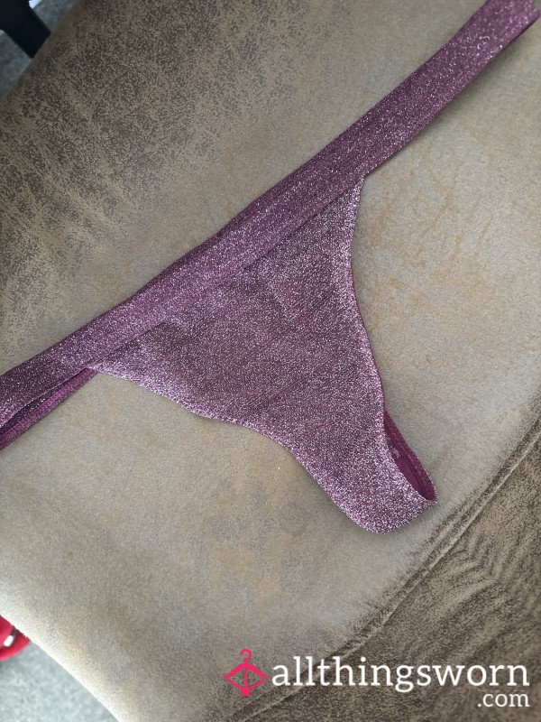 Glitter Red Thong.