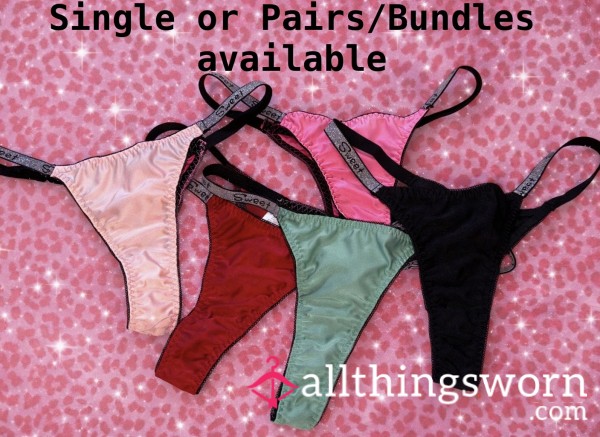 Glitter Thong Bundle Selection Or Pair - Gorgeous