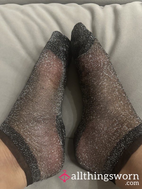 Glittery Ankle Socks Asmr