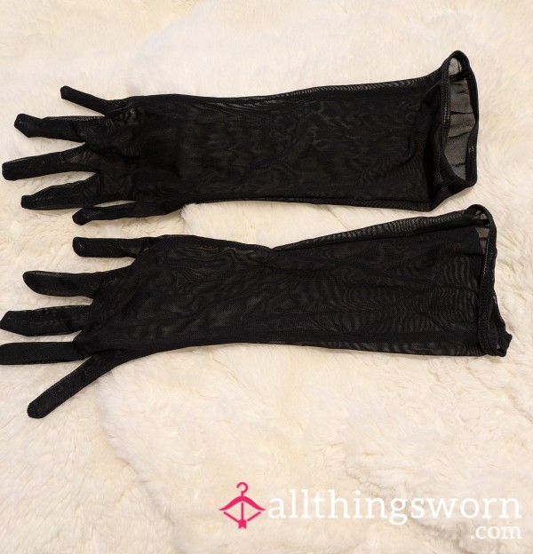 Gloves Black Nylon