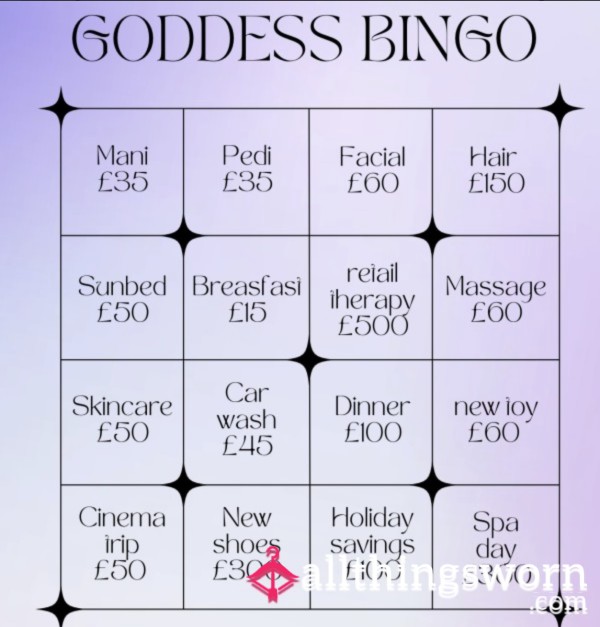 Goddess Bingo