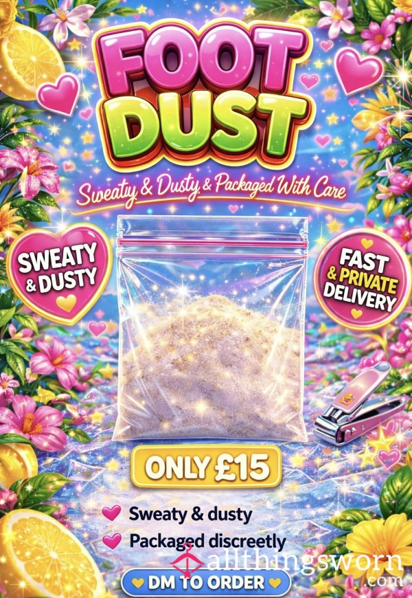 🌈🤍Goddess Daisys Foot Dust🤍🌈