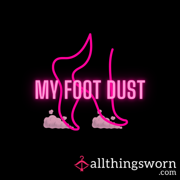 👣 Goddess Foot Dust – Real Dead Skin From My Feet 💨