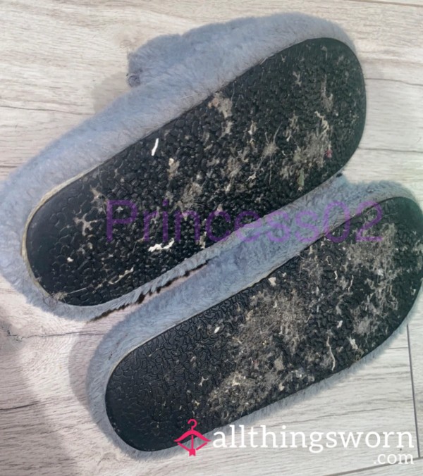 Goddess Grey Slider Slippers 🩶