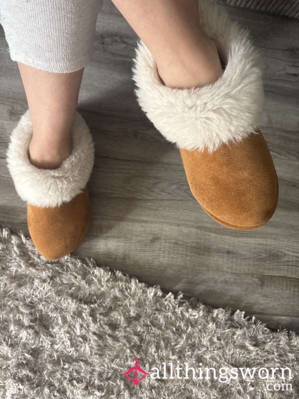 Goddess Inside Worn Slippers