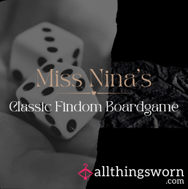 A Cla**ic Findom Boardgame 🖤 Will You Make It To The End?