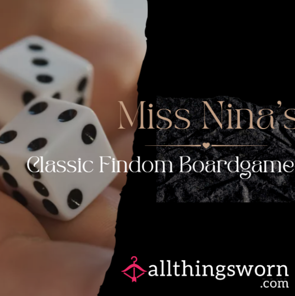 A Cla**ic Findom Boardgame 🖤 Will You Make It To The End?