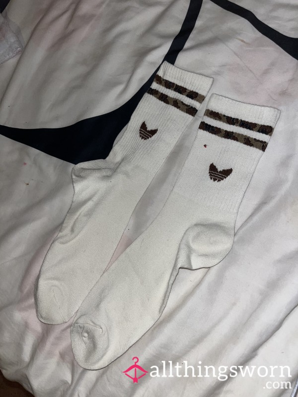 Goddess Scarlets White Crew Socks - Custom Wears Available