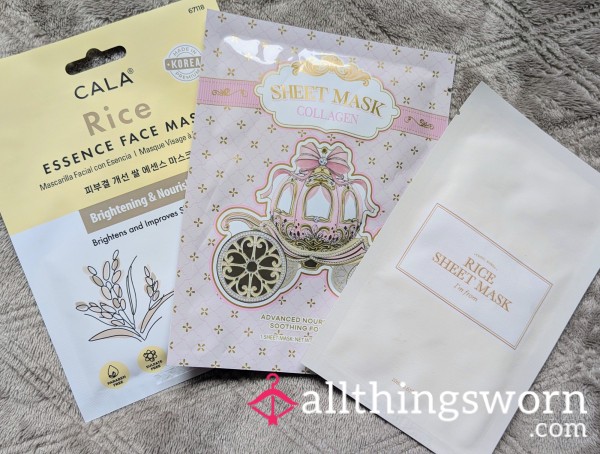 Goddess Used Sheet Masks ✨