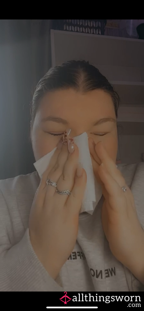 Goddess’ Snot-Soaked Tissues – A Gift For My Inferior
