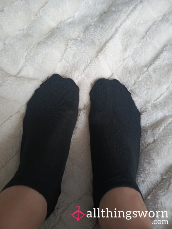 Goddesscae's Black Ankle Socks 24 Hour Wear ✨