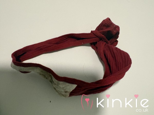Sold Goegeous Student Found Cotton Filthy Thong