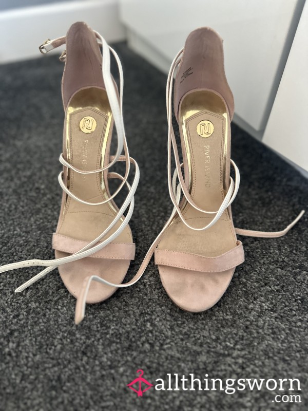 Gold And Silver Heels