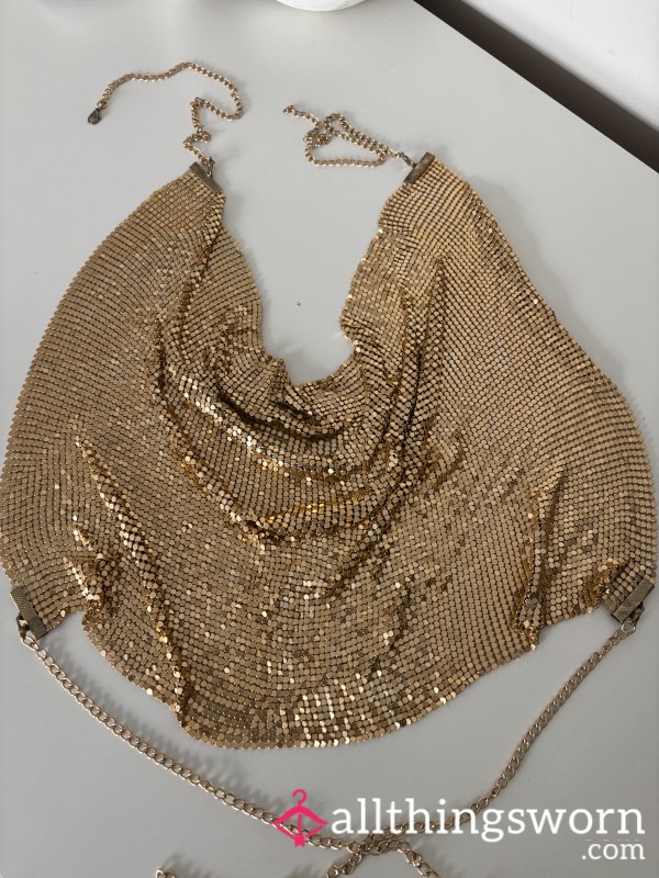 Gold Chain Top 👸🔱🌟