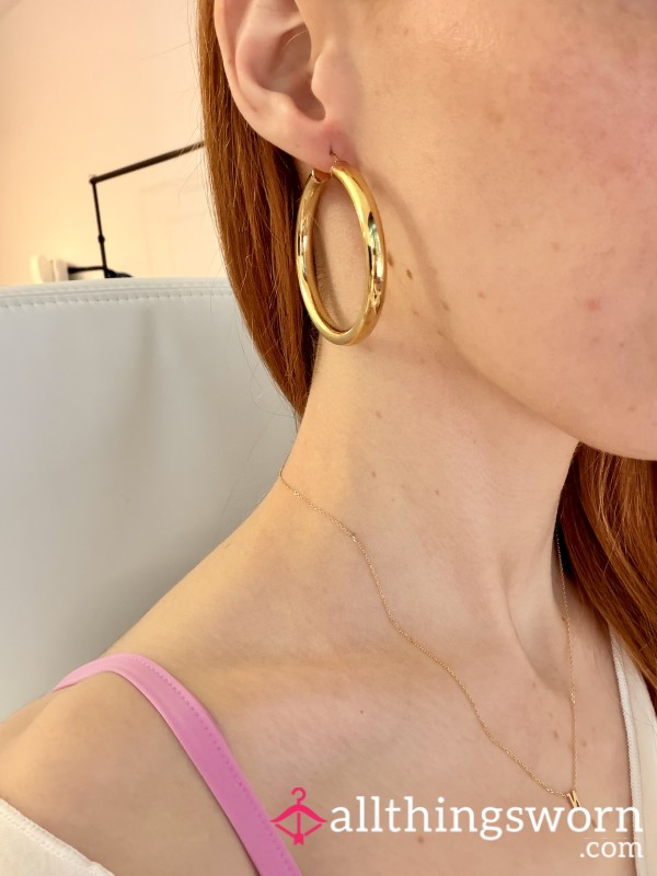 Gold Hoop Earings