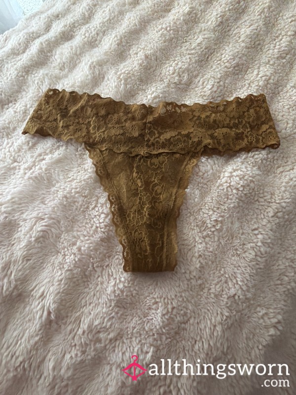 ✨Gold Lace Thong ✨ SALE $13