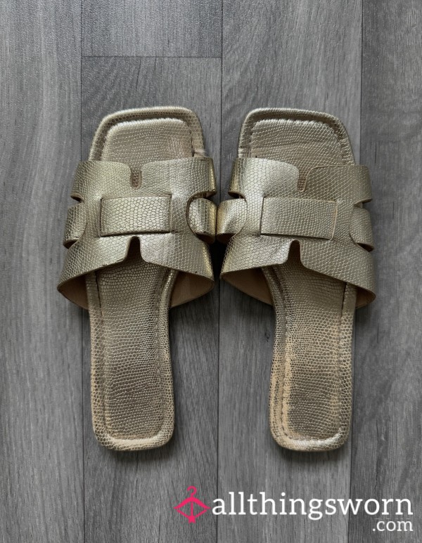 Gold Sandals