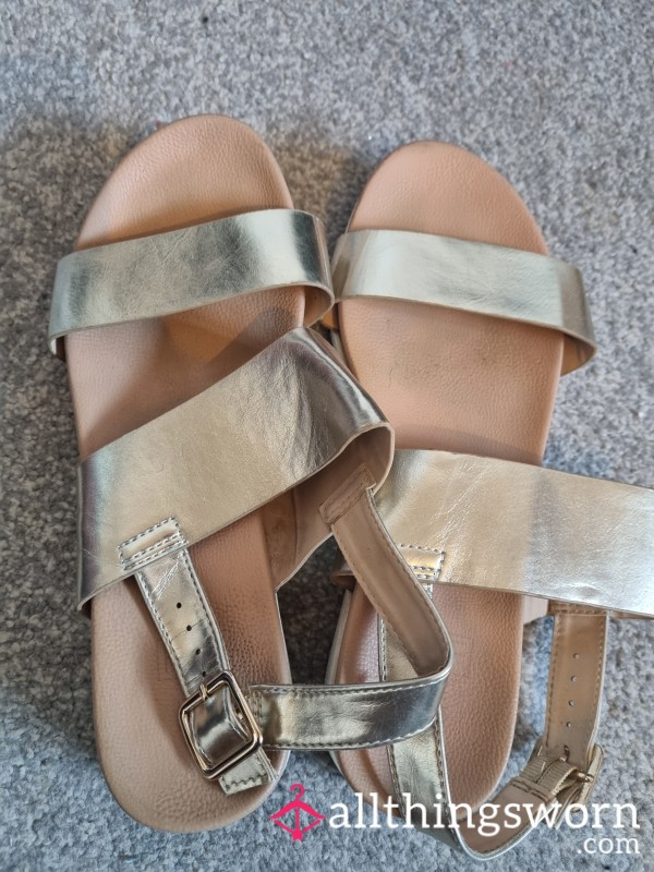 Gold Sandals