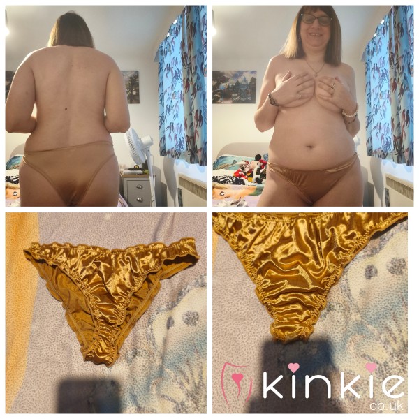 Gold Satin Knickers