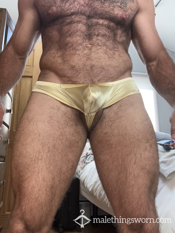 Gold Underwear Thong