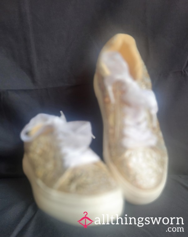 Gold Wedding Chucks