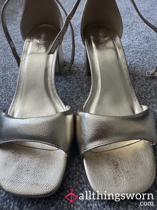 Gold Worn Heels