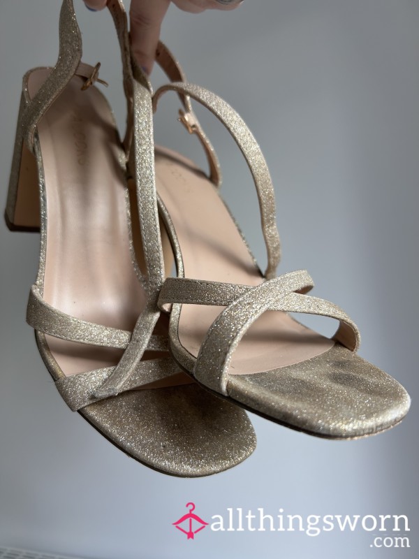 Golden Bridesmaid Heels 👡💍
