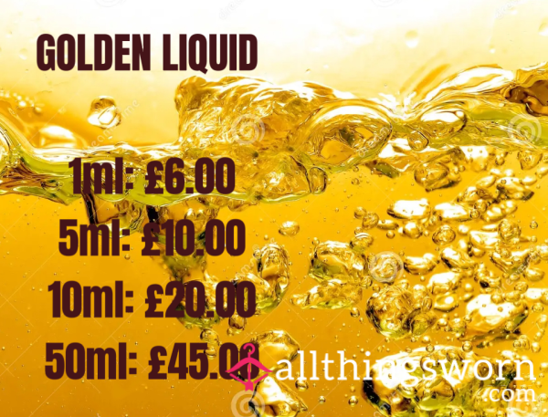 GOLDEN LIQUID ⚱️💦